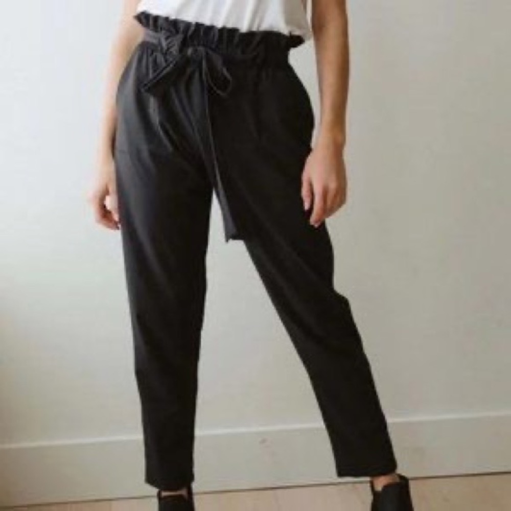 Albion paper bag waist pants